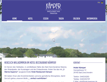 Tablet Screenshot of hotel-kaemper.de